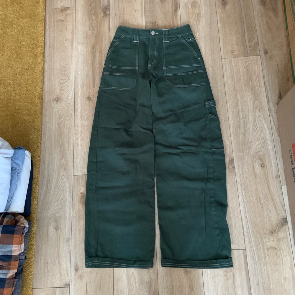 Green pants